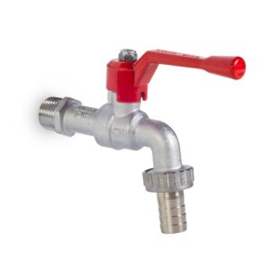 CAÑO DE ESFERA DE METAL 1/2 PARA  JARDIN 