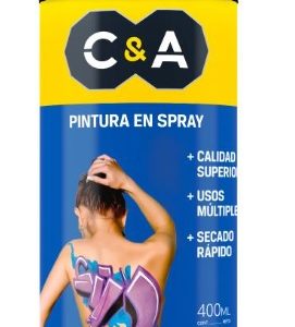 PINTURA SPRAY NEGRO BRILLANTE 11 400ML C&A 1520101152001