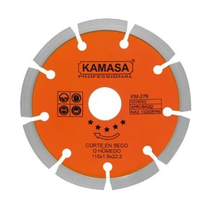 DISCO DIAMANTADO SEGMENTADO 4 1/2 (115 MM) PARA CONCRETO KAMASA KM276