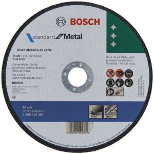 DISCO DE CORTE 7 X 1.6MM X 7/8 PARA METAL Y ACERO INOXIDABLE BOSCH 2608.619.384-000