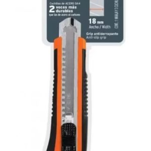 CUTTER CON ALMA METLICA Y GRIP 6 INCLUYE 3 CUCHILLAS 16977 TRUPER