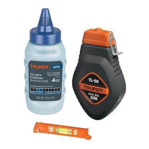 TIRALINEAS PLSTICO 30M/100 PIES C/GIS 18574 TRUPER