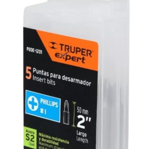 SET DE 5 PUNTAS PARA DESARMADOR. TALADRO ELECTRIXO - PHILLIPS PH1 X 50MM 12146 TRUPER
