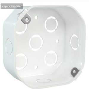 CAJA OCTAGONAL BLANCA WILLYS PLAST
