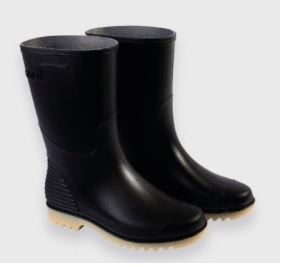BOTA PVC JUNIOR 25 CM. NEGRA/AMAR ILLO N 35 -02020014