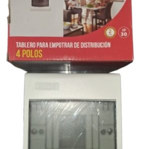 TABLERO/CAJA PARA EMPOTRAR 4 POLOS -SWIFT